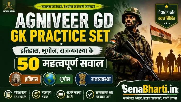 Agniveer GD GK Practice Set