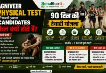 Agniveer Physical Test में सबसे ज़्यादा Candidates फेल क्यों होते हैं? 90 दिन की तैयारी योजना Agniveer Physical Test Agniveer Physical Fitness Test