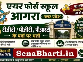 Airforce School Agra Teacher Vacancy