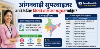 Anganwadi Supervisor Experience Required
