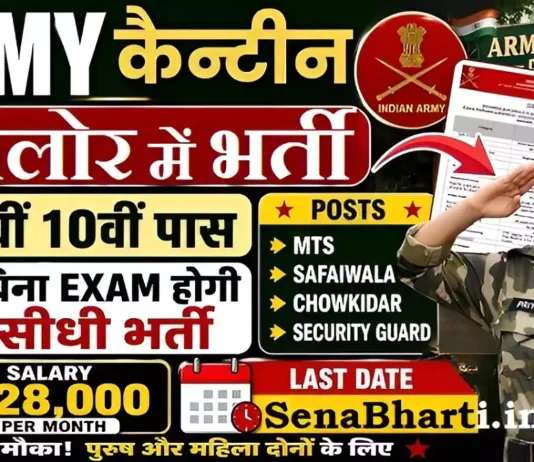 Army Canteen Bangalore Bharti