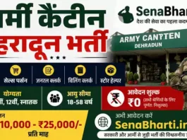 Army Canteen Dehradun Bharti