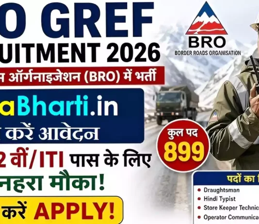 BRO GREF Recruitment