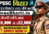 Bihar Daroga Online Form 2026: बिहार दरोगा 150 पदों पर भर्ती, यहाँ से करें ऑनलाइन आवेदन Bihar Daroga Online Form