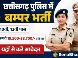 CG Police Vacancy