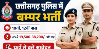 CG Police Vacancy
