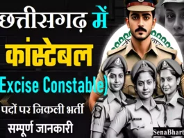 CG Vyapam Excise Constable Recruitment CG Abkari Arakshak Recruitment