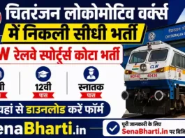 CLW Railway Sports Quota Bharti