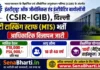 CSIR IGIB MTS Bharti