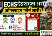 ECHS Dehradun Bharti 2026: 8वीं, 10वीं पास और ग्रेजुएट के लिए सीधी भर्ती, ऑफलाइन फॉर्म शुरू ECHS Dehradun Bharti