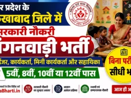 Farrukhabad Anganwadi Bharti
