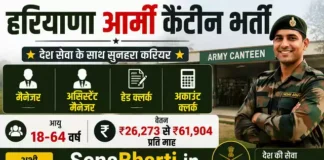 Haryana Army Canteen Bharti