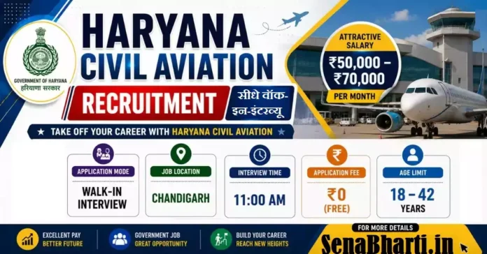 Haryana Civil Aviation Bharti Haryana Civil Aviation Bharti