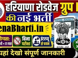 Haryana Roadways Group D Bharti