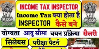 Income tax inspector kaise bane Income tax inspector kya hota How to become Income tax