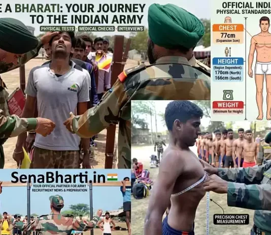Indian Army Height Chest Weight Physical Measurement Army Bharti Selection Process