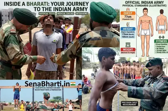 Indian Army Height Chest Weight Physical Measurement Army Bharti Selection Process