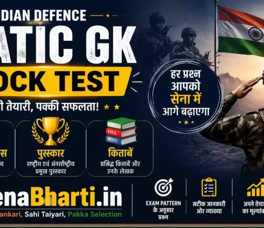 Indian Defence Static GK Mock Test