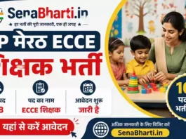 Meerut ECCE Educator Bharti