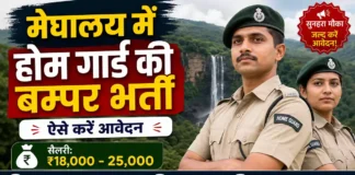 Meghalaya Home Guard Vacancy