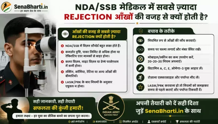 NDA SSB Medical Eye Test Tips