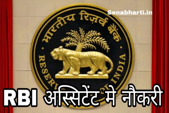 RBI Assistant Vacancy RBI Assistant Bharti RBI Assistant Recruitment