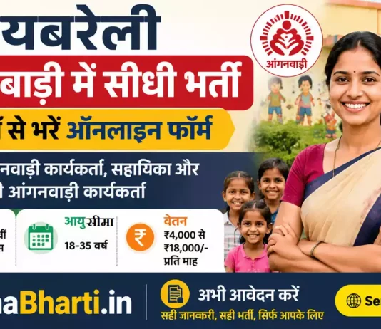 Raebareli Anganwadi Bharti