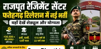 Rajput Regiment Centre Fatehgarh Relation Bharti