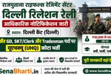 Rajputana Rifles Regiment Centre Delhi Relation Rally 2026: राज रिफ रिलेशन भर्ती, स्पोर्ट्स कोटा चार्ट आउट Rajputana Rifles Regiment Centre Delhi Relation Rally