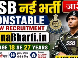 SSB CT GD Remusteration Recruitment