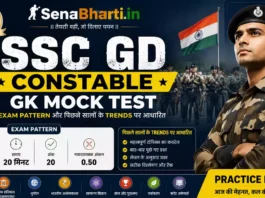 SSC GD Constable GK Mock Test