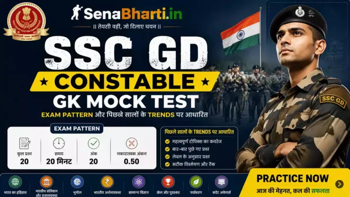 SSC GD Constable GK Mock Test