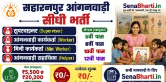 Saharanpur Anganwadi Bharti