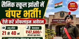 Sainik School Jhansi Vacancy