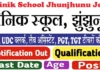 Sainik School Jhunjhunu Recruitment Sainik School Jhunjhunu Bharti