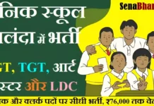 Sainik School Nalanda Recruitment 2026: शिक्षक और क्लर्क पदों पर सीधी भर्ती, ₹76,000 तक वेतन Sainik School Nalanda Recruitment