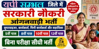 Sambhal Anganwadi Bharti