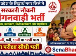 Siddharthnagar Anganwadi Bharti
