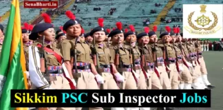 Sikkim Sub Inspector Recruitment