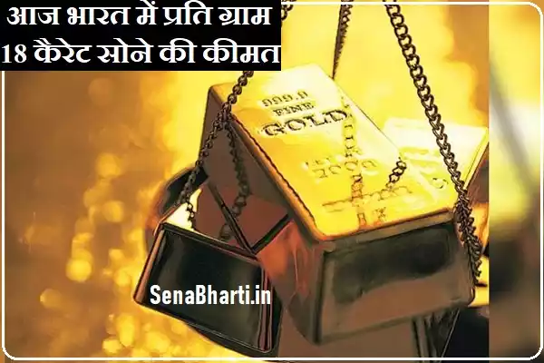 Today 18 Carat Gold Rate Per Gram in India Gold price slips