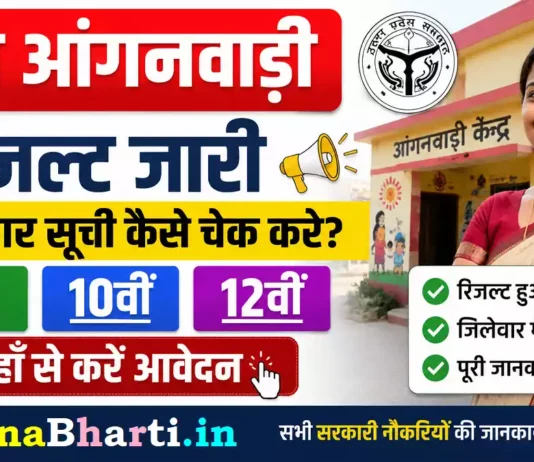 UP Anganwadi Result