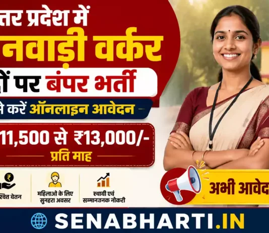 UP Anganwadi Worker Bharti