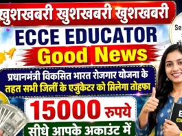 UP ECCE Educator Vacancy