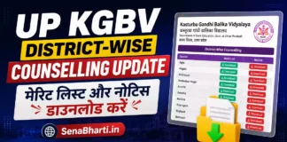 UP KGBV District-Wise Counselling Update