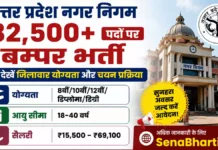 UP Nagar Nigam Bharti 2026: उत्तर प्रदेश नगर निगम 32,500+ पदों पर बम्पर भर्ती, जिलावार सूची देखें UP Nagar Nigam Bharti