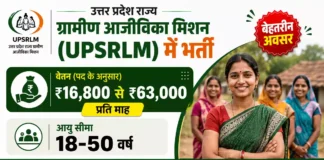 UP Sewayojan UPSRLM Bharti