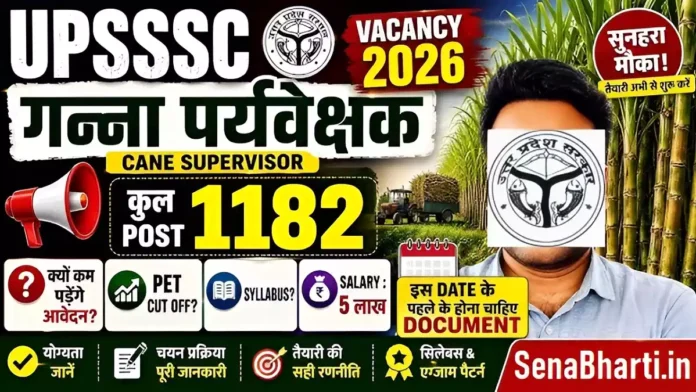 UPSSSC Cane Supervisor Vacancy