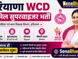 WCD Haryana Female Supervisor Bharti